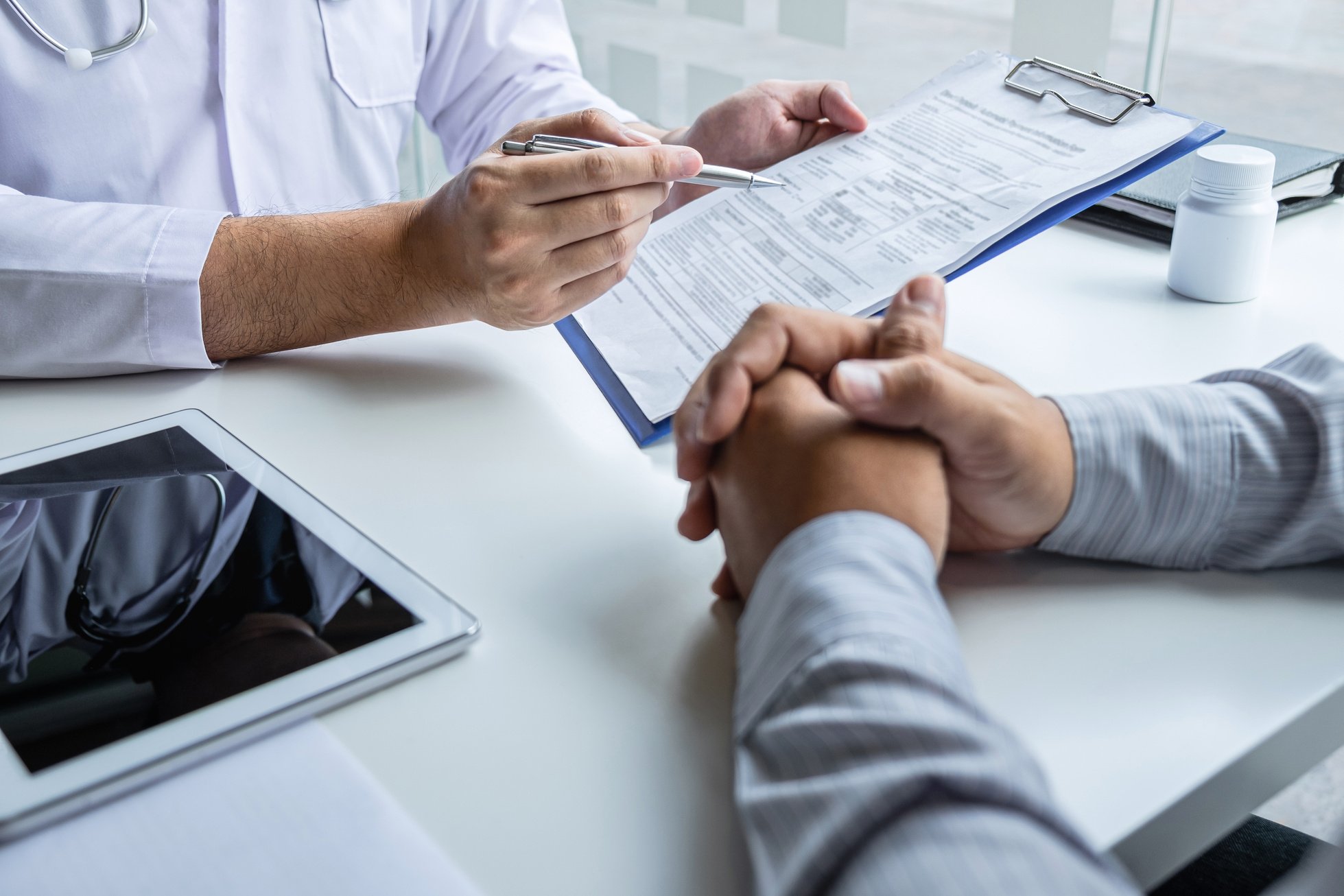 Doctor Having Conversation with Patient